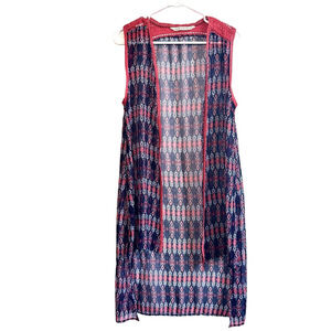 HIPPIE LAUNDRY Kimono with Crochet Detail